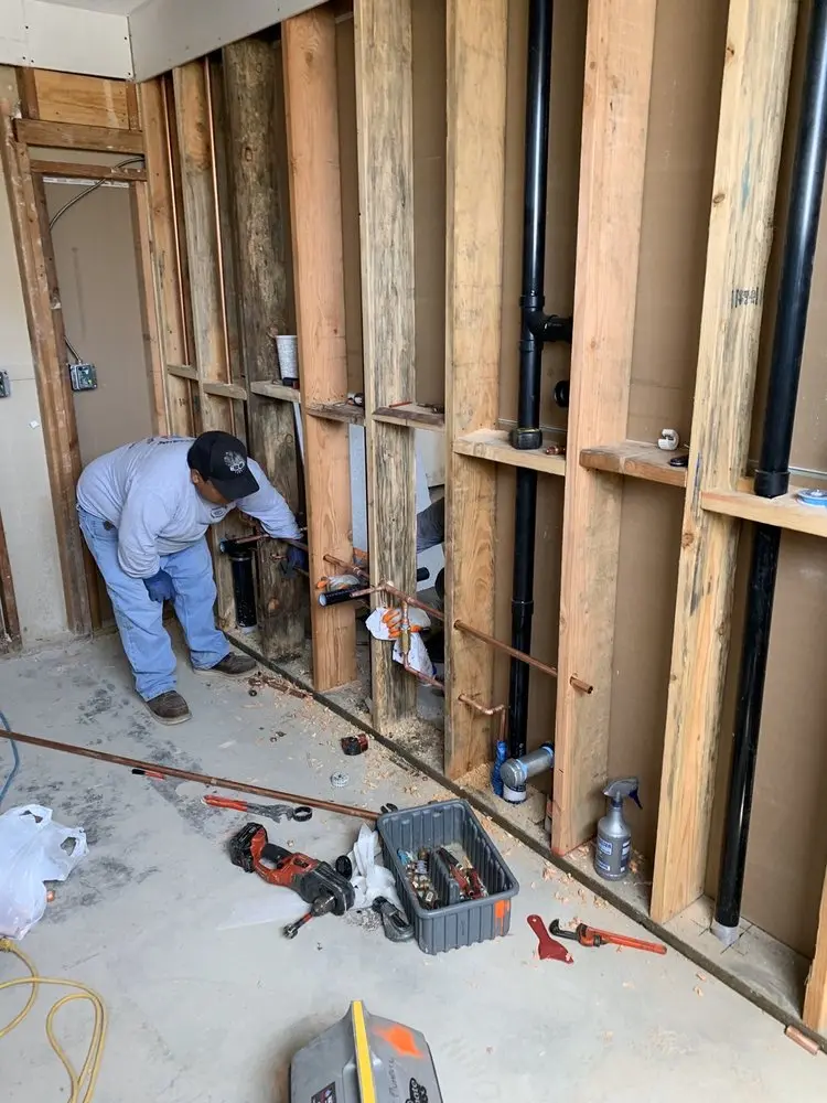 Commercial rough-in plumbing for Gas Line Repair in Dutchtown